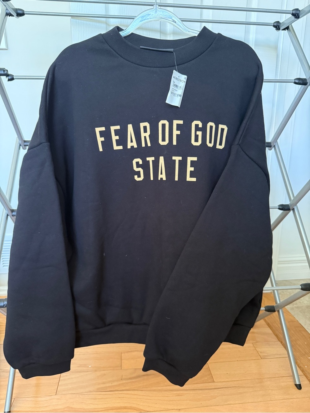 MENS OVERSIZED FEAR OF GOD ESSENTIALS SWEATSHIRT